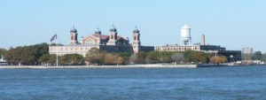 Approaching Ellis Island