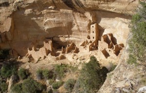 My first sight of a cliff dwelling.