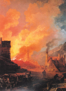 An 1801 painting that captures the hell of an ironworks.