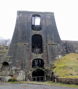 The iconic balance tower at Blaenavon - when it was built, the owner was chided for wasting money on attractive design rather than pure functionality.