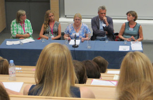 A panel discussion with top literary agents - really useful insights
