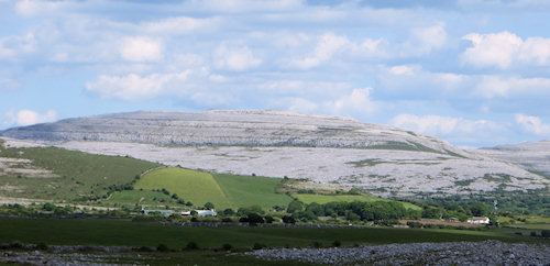This was in Country Clare - these grey bare hills went for miles. 