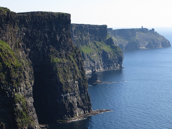 The Cliffs of Moher in Country Clare. We took a cruise along the bottom and met rather a lot of sea birds. 