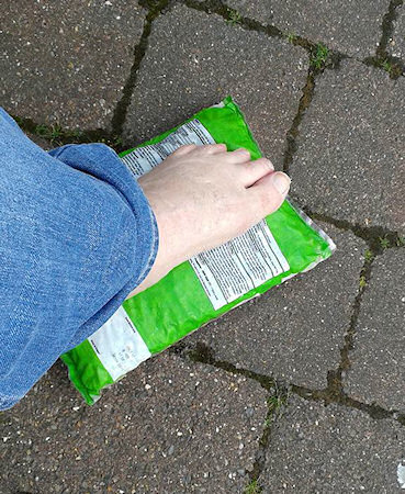 I hurt my foot the night before conference and spent much of the weekend resting it on a packet of frozen peas. Thanks everyone who helped me as I limped about. 