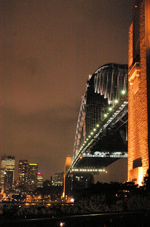 The Sydney Harbour Bridge at night - you never forget something this beautiful